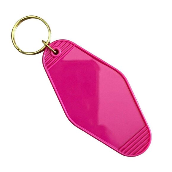 Hot Pink Barbie Hotel Motel Keychain - Picture 4 of 6